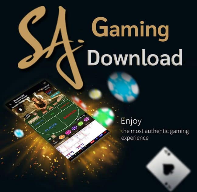 ไม่ต้องโหลดก็เล่น บาคาร่าออนไลน์ได้แล้ววันี้ 2021 SA Gaming ดาวน์โหลด